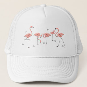 Sombrero camionero del grupo Flamingos Stars