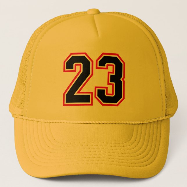 Sombrero camionero número 23 (Anverso)