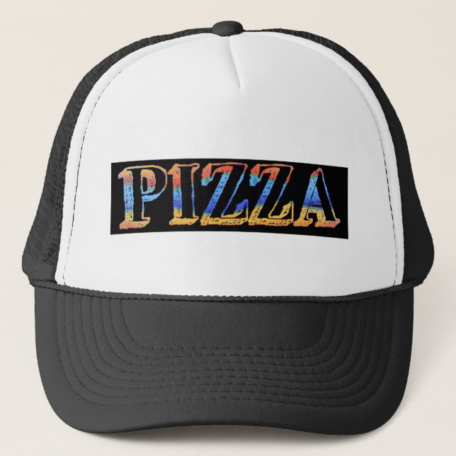 Sombrero camionero Pizza (Anverso)