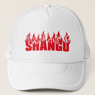Sombrero camionero Shango, todo blanco