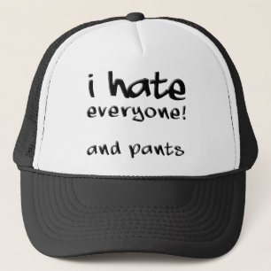 Sombrero con Gorra de Bola Divertida Odio a Todos 