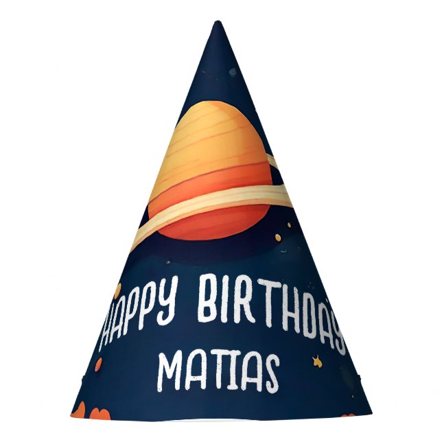 Sombrero cumpleaños personalizado (Anverso)