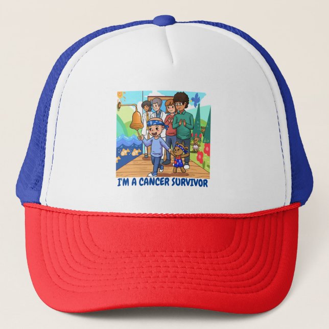Sombrero de béisbol azul blanco rojo Gorra sobrevi (Anverso)