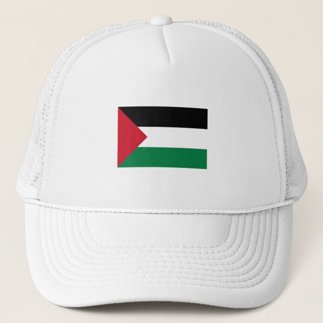 Sombrero de béisbol con bandera de Palestina (Anverso)