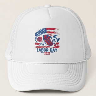 Sombrero de béisbol del Día del Trabajo 2025 - Tra