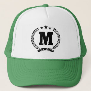 sombrero de béisbol monograma personalizado Tapa