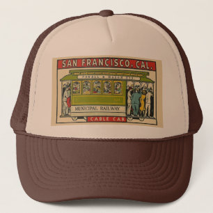 Sombrero de béisbol para el tranvía de San Francis