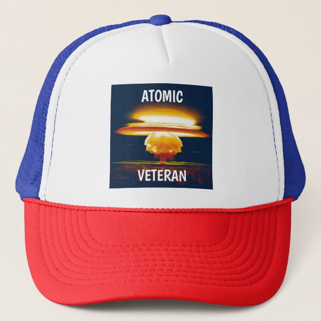 Sombrero de béisbol para la nube de hongos veteran (Anverso)