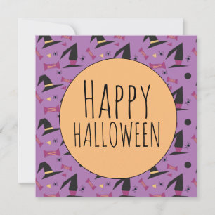 Sombrero de Bruja Araña de Halloween Caramelo Púrp