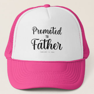 Sombrero de camión azul para nuevo padre personali