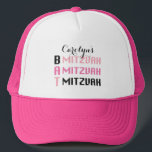 Sombrero de camión Bat Mitzvah personalizado<br><div class="desc">Sombrero de camión personalizado para ti Bat Mitzvah</div>