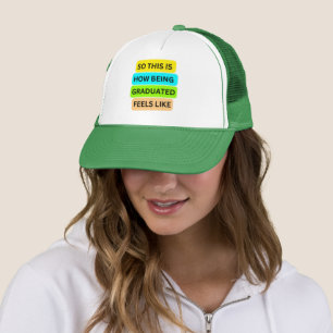 Sombrero de camión blanco y verde SO_ESTO_ES_CÓMO_