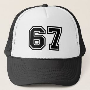 Sombrero de camión clásico para 67 cumpleaños