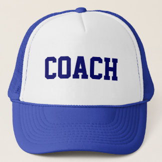 Sombrero de camión COACH {Azul real}