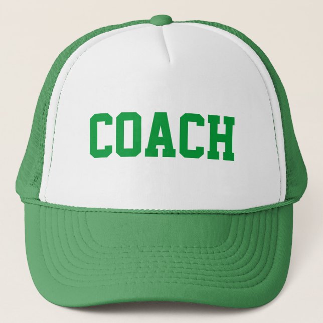Sombrero de camión COACH {Green} (Anverso)
