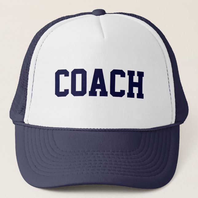 Sombrero de camión COACH {Navy Blue} (Anverso)