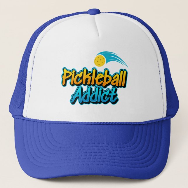 Sombrero de Camión de Adicto de Pickleball (Anverso)