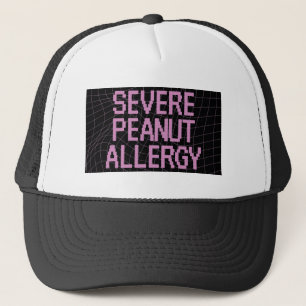 Sombrero de camión de alergia de cacahuete