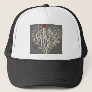 Sombrero de camión de amor