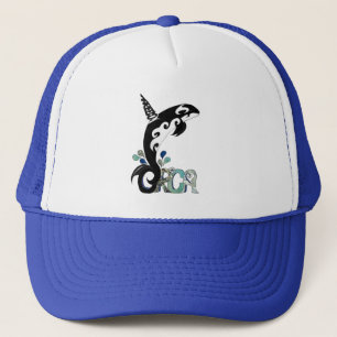 Sombrero de camión de arte Orca Freedom