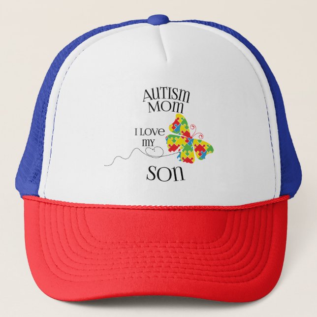 Sombrero de camión de autismo/Cap (Anverso)