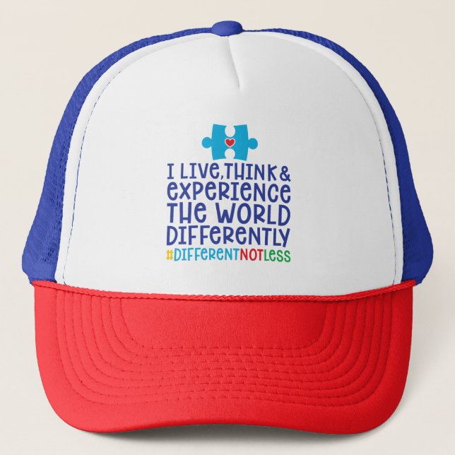 Sombrero de camión de autismo/Cap (Anverso)