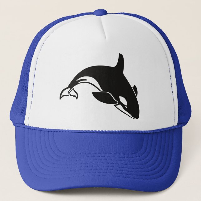 Sombrero de camión de ballenas asesino Orca (Anverso)