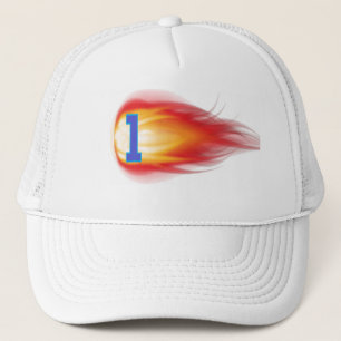 Sombrero de camión de bola de fuego #1