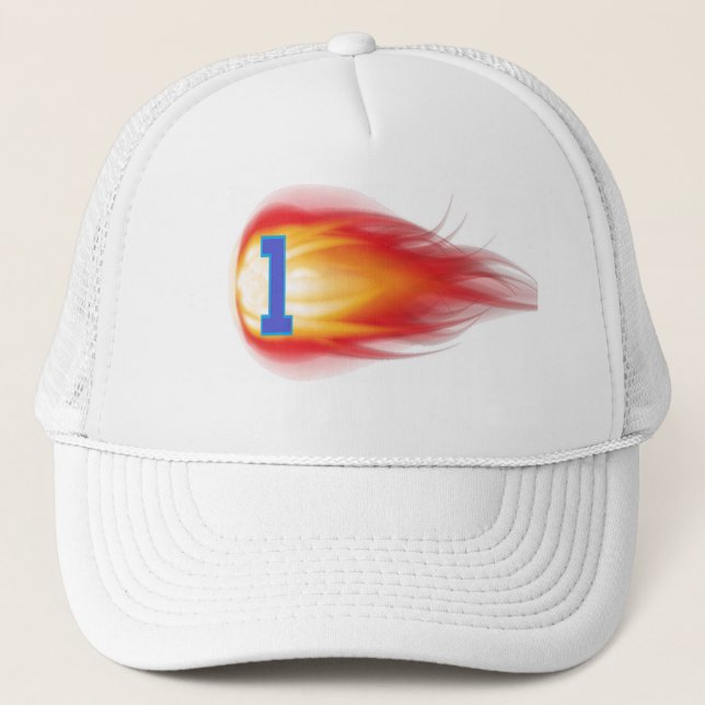 Sombrero de camión de bola de fuego #1 (Anverso)