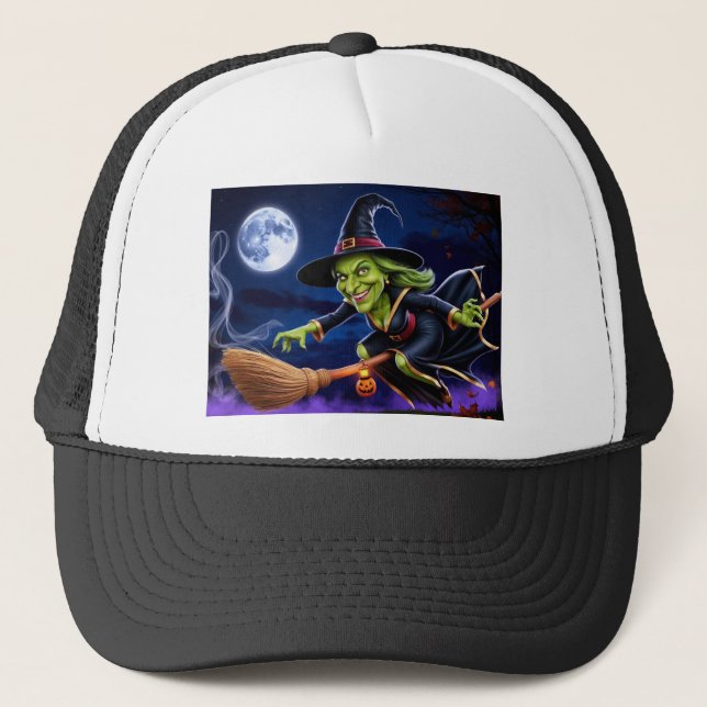 Sombrero de Camión de Brujas/Halloween (Anverso)