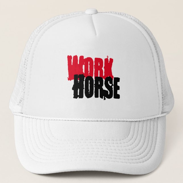 Sombrero de Camión de Caballo de Trabajo (Anverso)