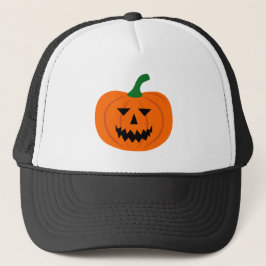 Sombrero de camión de calabaza de Halloween