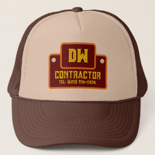 Sombrero de camión de contratista