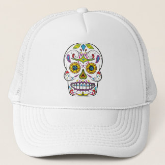 Sombrero de camión de cráneo de azúcar