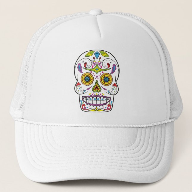 Sombrero de camión de cráneo de azúcar (Anverso)