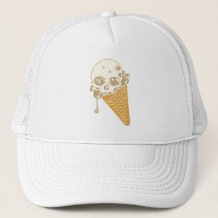 Sombrero de camión de crema de hielo malvado