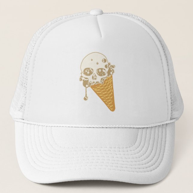Sombrero de camión de crema de hielo malvado (Anverso)