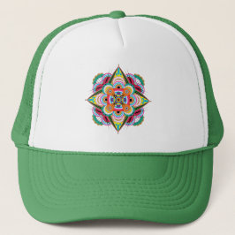 Sombrero de camión de dragón de tigre Mandala (12 