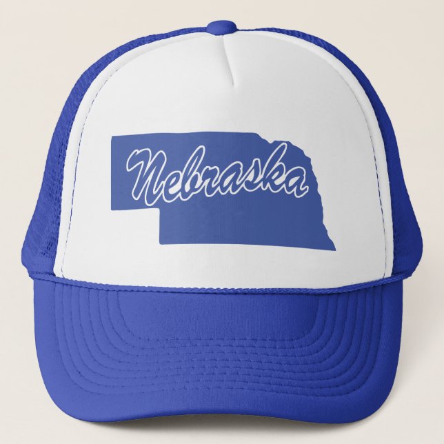 Sombrero De Camión De Forma Estado De Nebraska (Anverso)