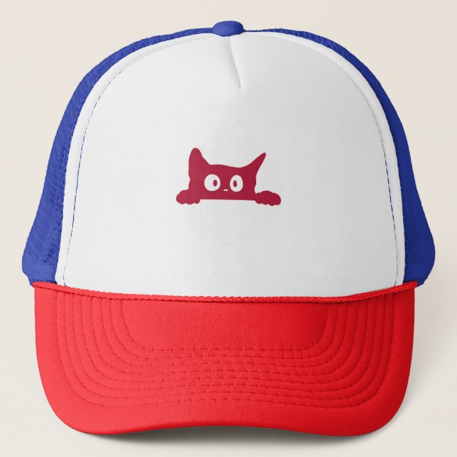 Sombrero de camión de gato Minimalista (Anverso)