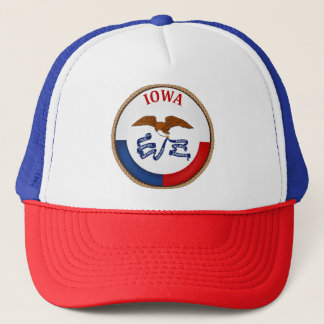 Sombrero de camión de la bandera de Iowa