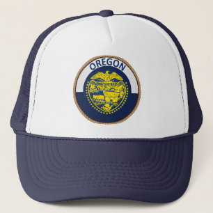 Sombrero de camión de la bandera de Oregón