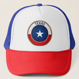 Sombrero de camión de la bandera de Texas