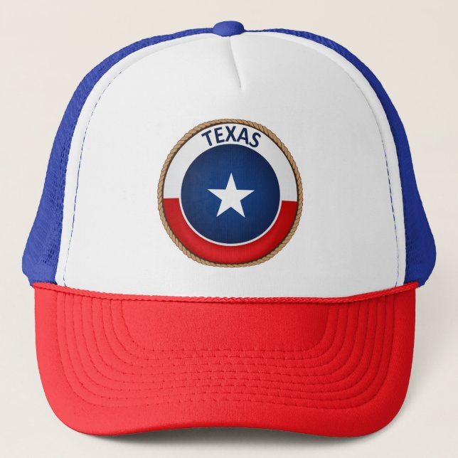 Sombrero de camión de la bandera de Texas (Anverso)