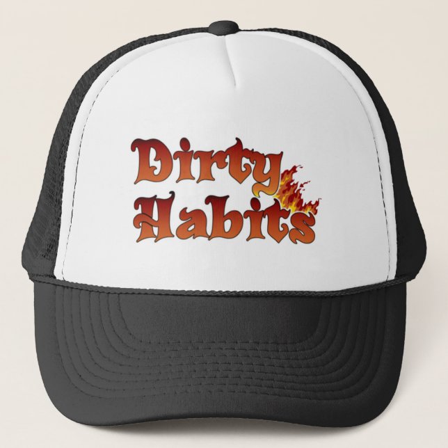 Sombrero de camión de llamas DirtyHabits (Anverso)