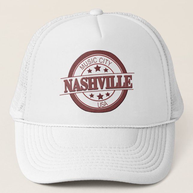 Sombrero de camión de Nashville Music City USA (Anverso)