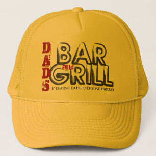 Sombrero de camión de parrilladas y bar de papá