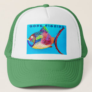 Sombrero de Camión de Pesca Atrás