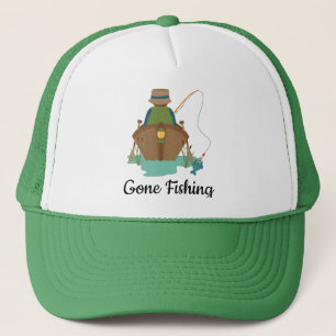 Sombrero de Camión de Pesca Atrás