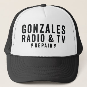 Sombrero de camión de reparación de radio y TV Gon